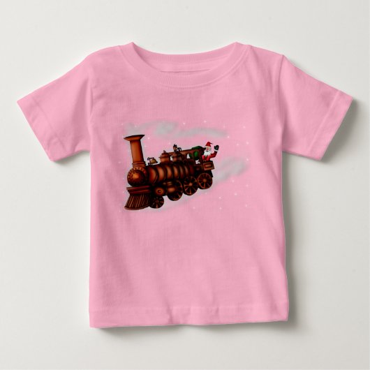 Stoomtrein Santa, baby's (Voorkant)
