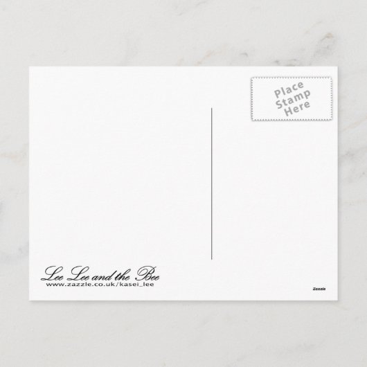 Stoomtrein Santa, briefkaart (Achterkant)