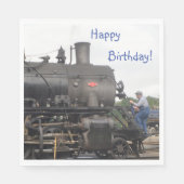 stoomtrein servet (Voorkant)