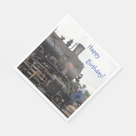 stoomtrein servet (Hoek)