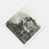  stoomtrein servet (Hoek)