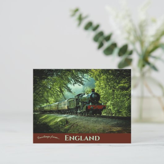Stoomtrein Severn Valley Railway Engeland Briefkaart (Staand voorkant)