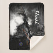 Stoomtrein Sherpa Deken (Voorkant)