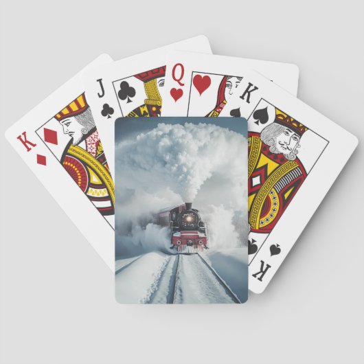 Stoomtrein Speelkaarten (Achterkant)