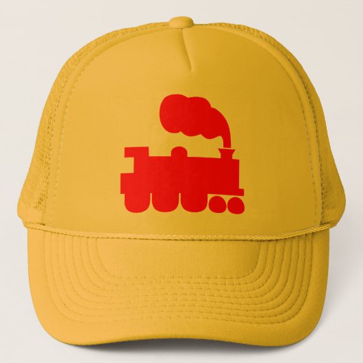 Stoomtrein Symbool - Rood Trucker Pet (Voorkant)