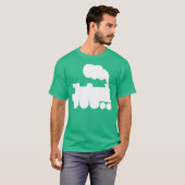 Stoomtrein Symbool - Wit T-shirt (Voorkant volledig)