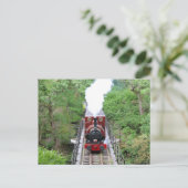 Stoomtrein - Tal-y-llyn-spoorweg - Briefkaart (Staand voorkant)