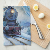 Stoomtrein Theedoek (Quarter Fold)