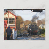 Stoomtrein tijdens de ramadan briefkaart (Voorkant)