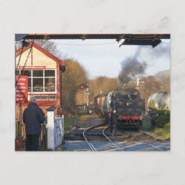 Stoomtrein tijdens de ramadan briefkaart