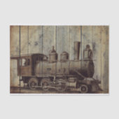  stoomtrein tissuepapier (Voorkant)