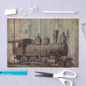 stoomtrein tissuepapier (Craft)