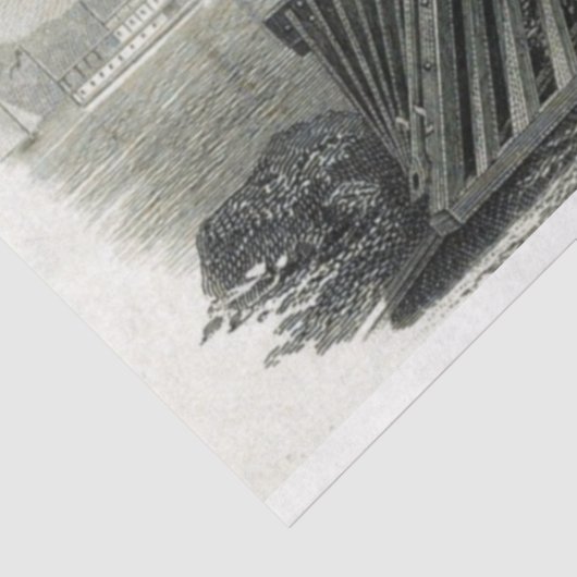  stoomtrein tissuepapier (Detail)