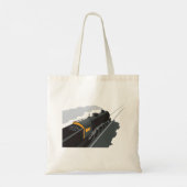 Stoomtrein Tote Bag (Achterkant)