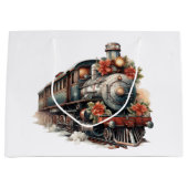  stoomtrein Traditional Christmas Groot Cadeauzakje (Voorkant)