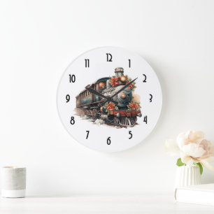  stoomtrein Traditional Christmas Grote Klok