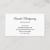 stoomtrein Traditional Christmas Visitekaartje (Achterkant)