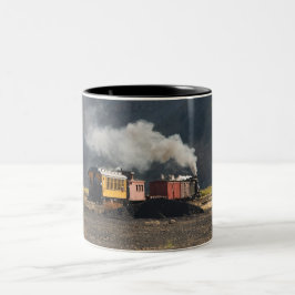 Stoomtrein Tweekleurige Koffiemok