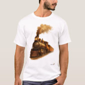 Stoomtrein uit het midden van de vorige eeuw | Ret T-shirt (Voorkant)