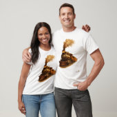 Stoomtrein uit het midden van de vorige eeuw | Ret T-shirt (Unisex)