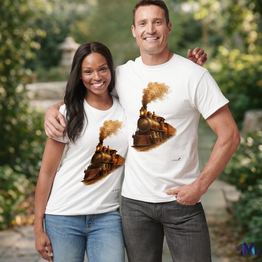Stoomtrein uit het midden van de vorige eeuw | Ret T-shirt
