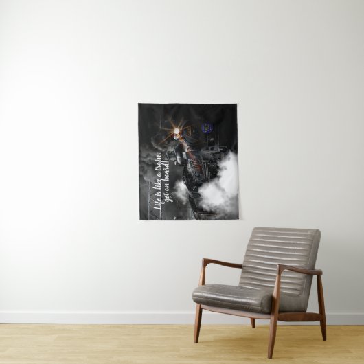 Stoomtrein Wandkleed (In situ)