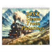 Stoomtrein Waterverf Schilderijen, Kalender (Hoes)