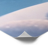  Stoomtrein Winterlandschap Sneeuwberg Poster (Hoek)