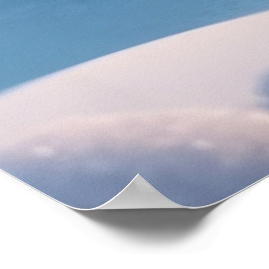  Stoomtrein Winterlandschap Sneeuwberg Poster (Hoek)