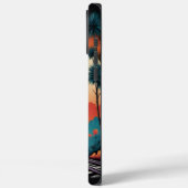 Stoomtrein Zonsondergang Reis Case-Mate iPhone Case (Achterkant / Links)