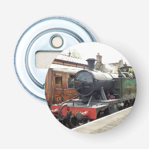 STOOMTREINEN BUTTON FLESOPENER