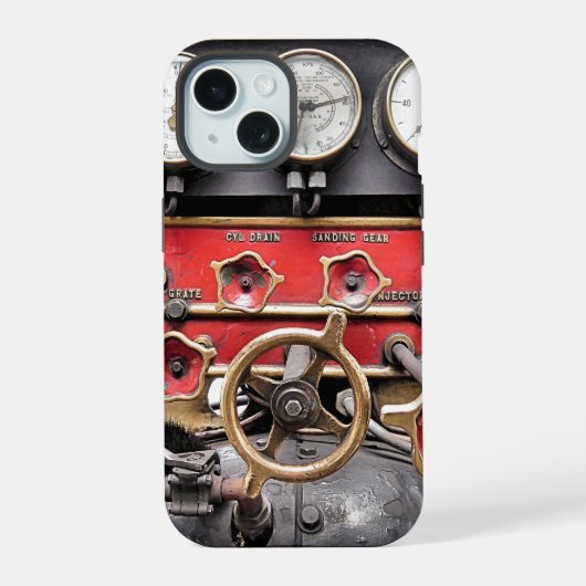 STOOMTREINEN iPhone 15 CASE (Achterkant)
