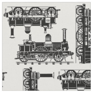 Stoomtreinen Klassieke Victoriaans locomotieven Stof