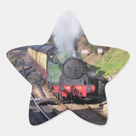 STOOMTREINEN STER STICKER (Voorkant)