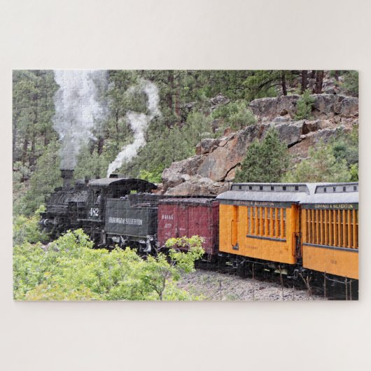 Stoomtreinmotor, Colorado 9 Legpuzzel (Horizontaal)