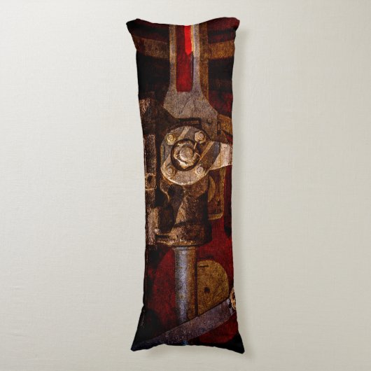  stoomtreintoestel lichaamskussen (Voorkant Verticaal)