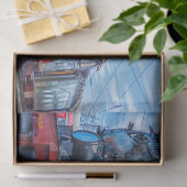 stoomtreinweefselpapier tissuepapier (Geschenk)