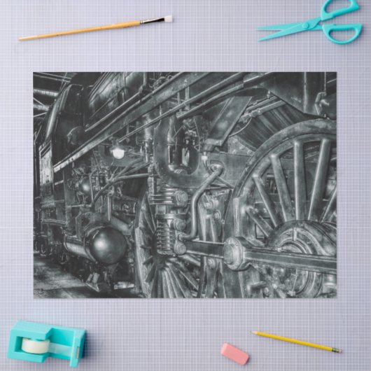 stoomtreinweefselpapier tissuepapier (Craft)