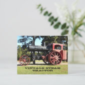 stoomtrekker - in kleur. briefkaart (Staand voorkant)