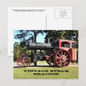 stoomtrekker - in kleur. briefkaart (Voorkant / Achterkant)