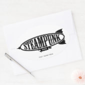 stoomvis ovale sticker (Envelop)