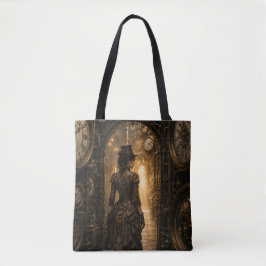 Stoomvrouw Passage door de tijd Tote Bag