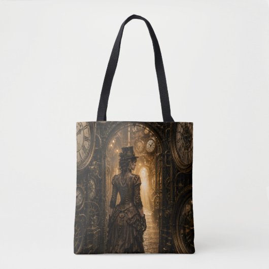 Stoomvrouw Passage door de tijd Tote Bag (Voorkant)