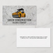 Stoomwals | Beton | Constructie Visitekaartje (Voorkant / Achterkant)