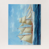 Stoomyacht Lady Torfrida 1910 Legpuzzel (Verticaal)