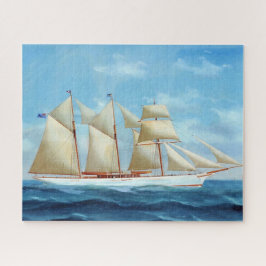 Stoomyacht Lady Torfrida 1910 Legpuzzel