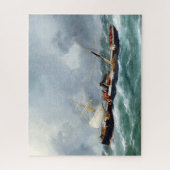 Stoomzeilschip Finsbury 1881 Legpuzzel (Verticaal)