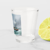 Stoomzeilschip Finsbury 1881 Shot Glas (Rechts)