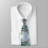 Stoomzeilschip Finsbury 1881 Stropdas (Gebonden)