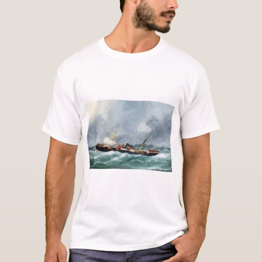 Stoomzeilschip Finsbury 1881 T-shirt (Voorkant)